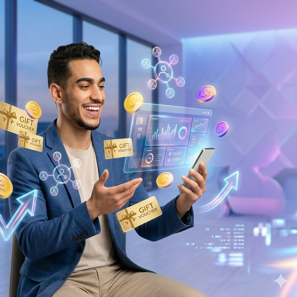 WallTik Affiliate Rewards dashboard - Earn Program interface showing e-commerce automation tools